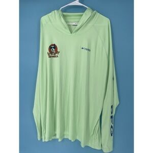 Columbia Sportswear PFG Shirt Mens Large Long Sleeve Hooded Shirt Sx 4X